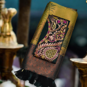 Soft silk saree (With Embroidery Blouse)