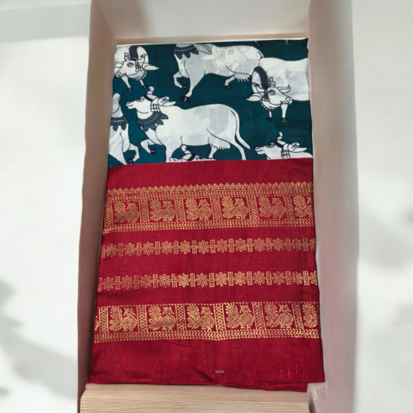 Fancy Cow saree