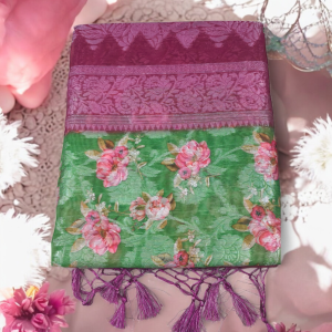 Digital Print Tissue Saree