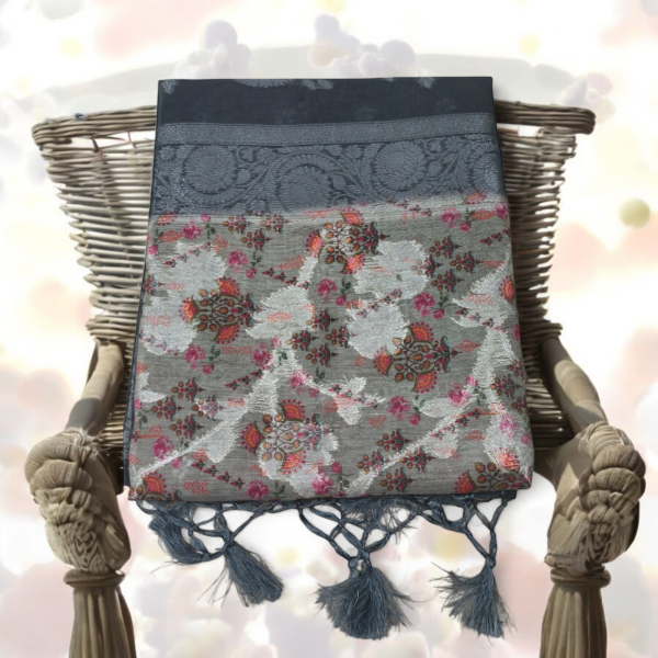 Digital Print Tissue Saree