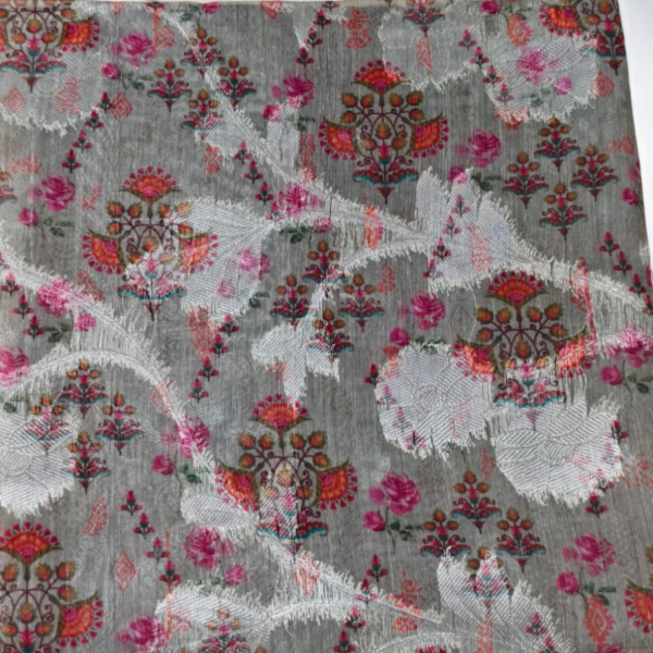 Digital Print Tissue Saree - Image 2