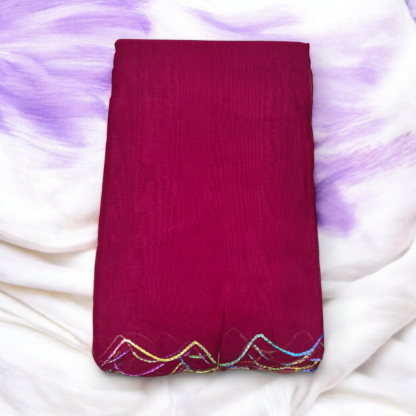 Budget Friendly Fancy Saree - Image 2