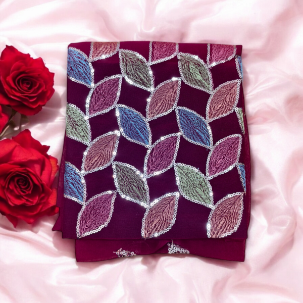 Budget Friendly Fancy Saree - Image 3