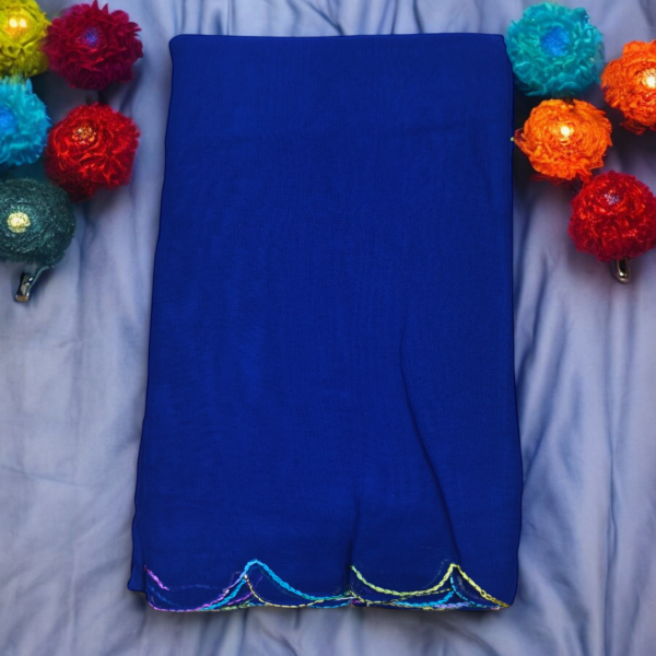 Budget Friendly Fancy Saree - Image 2