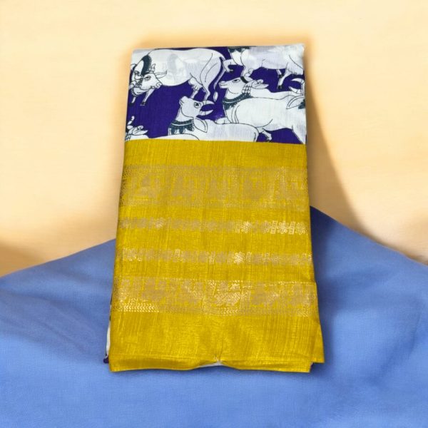 Fancy Cow saree - Image 2