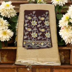 Soft silk saree (with work blouse)