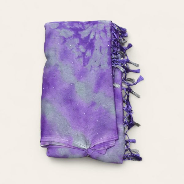Georgette Saree (With Embroidery Blouse) - Image 2