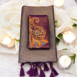 Soft silk saree (with work blouse)