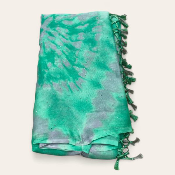 Georgette Saree (With Embroidery Blouse) - Image 2