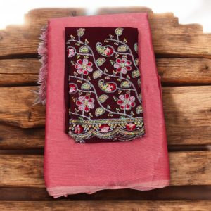 Fancy Saree with Embroidery Blouse