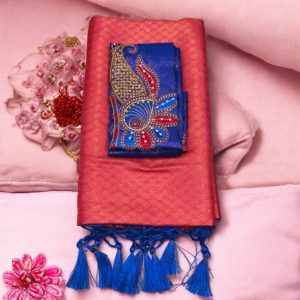 Soft silk saree (with work blouse)