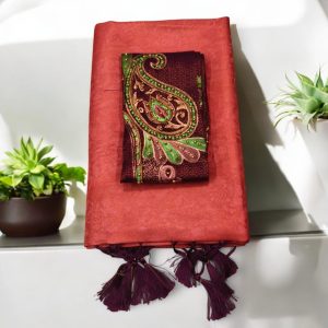 Soft silk saree (with work blouse)