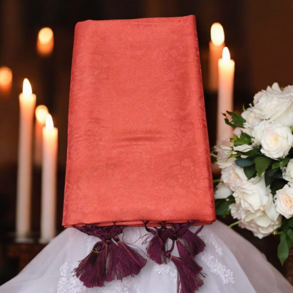 Soft silk saree (with work blouse) - Image 2